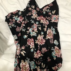 BP long floral maxi dress